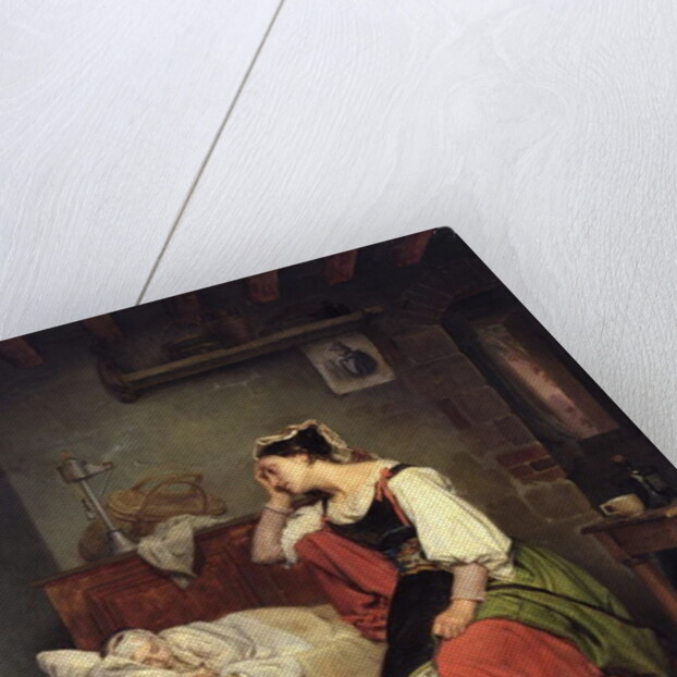 The Sick Child by Jean Augustin Franquelin