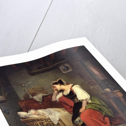 The Sick Child by Jean Augustin Franquelin