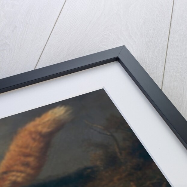 Fox and Hare, 1866 by Johann Baptist Hofner