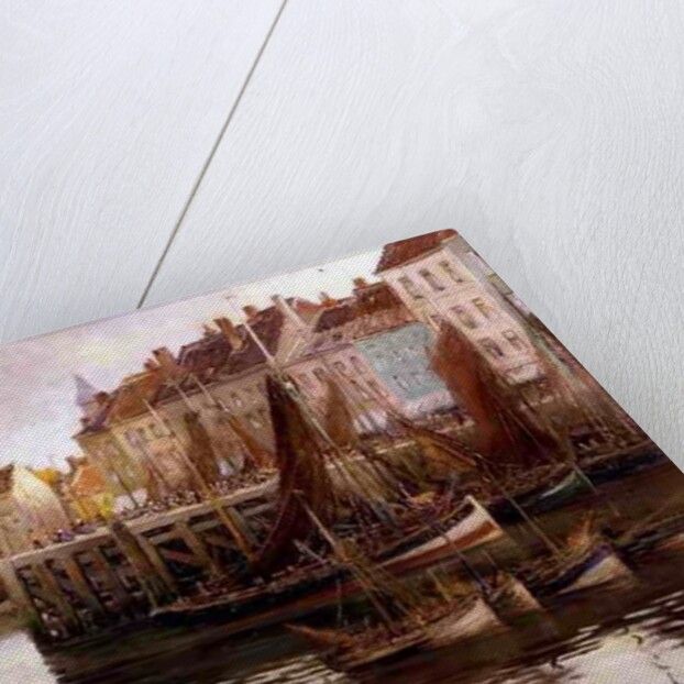 Ostend Harbour by Willem Bataille