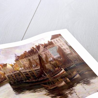 Ostend Harbour by Willem Bataille