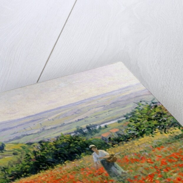 Woman in a Poppy Field by Leon Giran-Max