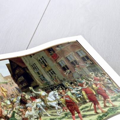 The Triumphal Arrival in Rotterdam of Prince Maurice of Orange-Nassau after the Battle of Nieuwpoort in 1600, 1884 by Lucien Alphonse Gros