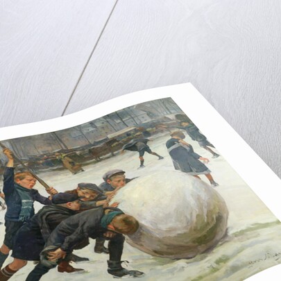 The Giantest Snowball, 1903 by Jean Mayne