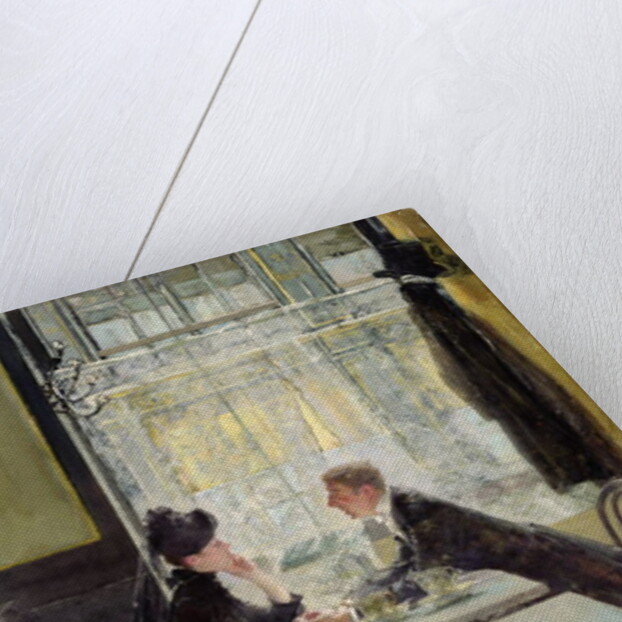 Lovers in a Cafe by Gotthardt Johann Kuehl