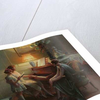 The Singing Lesson by Delphin Enjolras