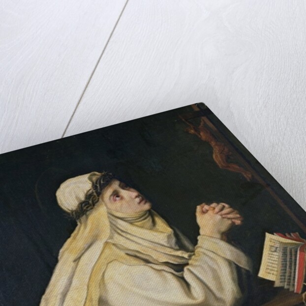St. Catherine of Siena after a painting by Francisco Zurbaran by Cristofano Allori