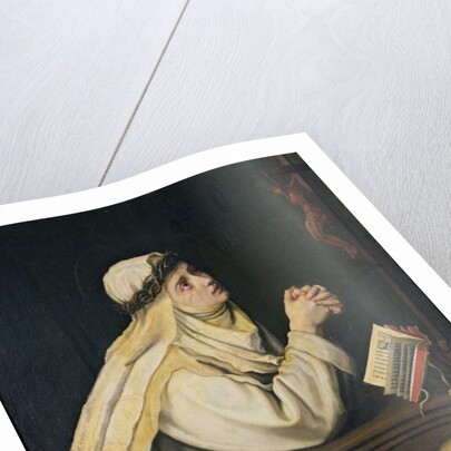 St. Catherine of Siena after a painting by Francisco Zurbaran by Cristofano Allori