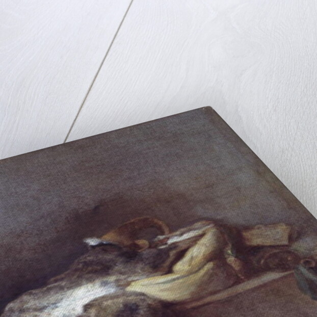 Still Life with Rabbits, a Gamebag and a Powder Horn, c.1755 by Jean-Baptiste Simeon Chardin