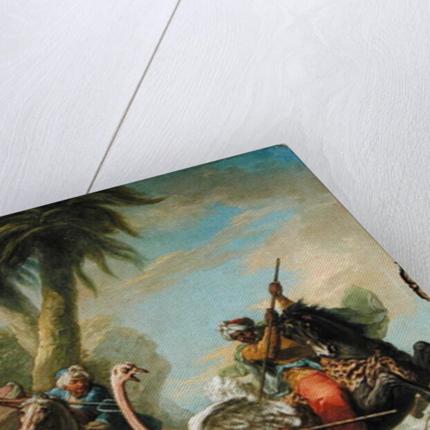 The Ostrich Hunt by Carle van Loo
