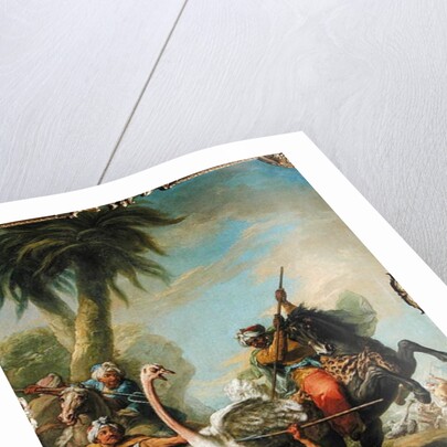 The Ostrich Hunt by Carle van Loo
