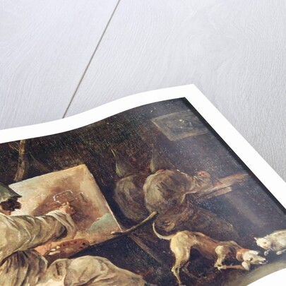 Painter Buffoons by Hubert Robert