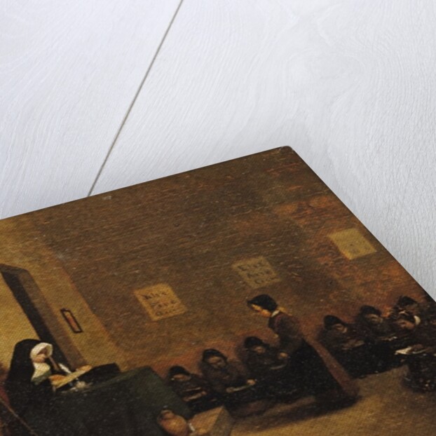 The School Mistress by Leon Bonvin