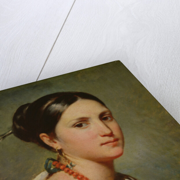 Portrait of a Young Italian Woman, 1829 by Charles-Philippe Lariviere