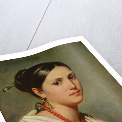 Portrait of a Young Italian Woman, 1829 by Charles-Philippe Lariviere