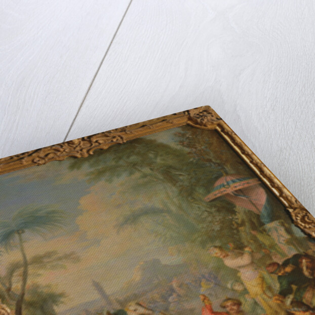 Lion and Tiger Hunt in China by Jean-Baptiste Joseph Pater