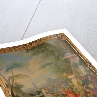 Lion and Tiger Hunt in China by Jean-Baptiste Joseph Pater