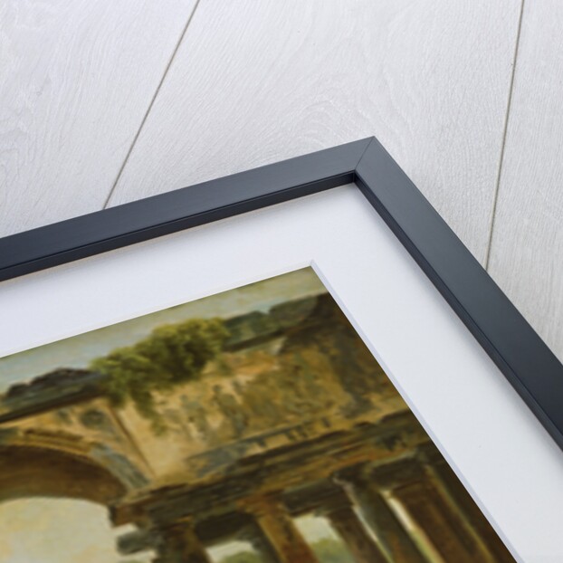 Dance and concert in a park by Hubert Robert