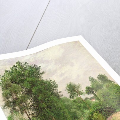 Paysage, temps gris a Eragny, 1899 by Camille Pissarro