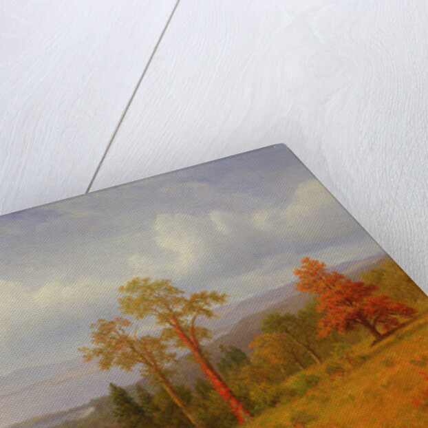 View on the Hudson Looking Across the Tappen Zee Towards Hook Mountain, 1866 by Albert Bierstadt