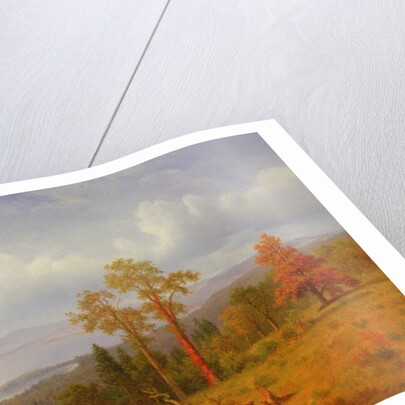 View on the Hudson Looking Across the Tappen Zee Towards Hook Mountain, 1866 by Albert Bierstadt