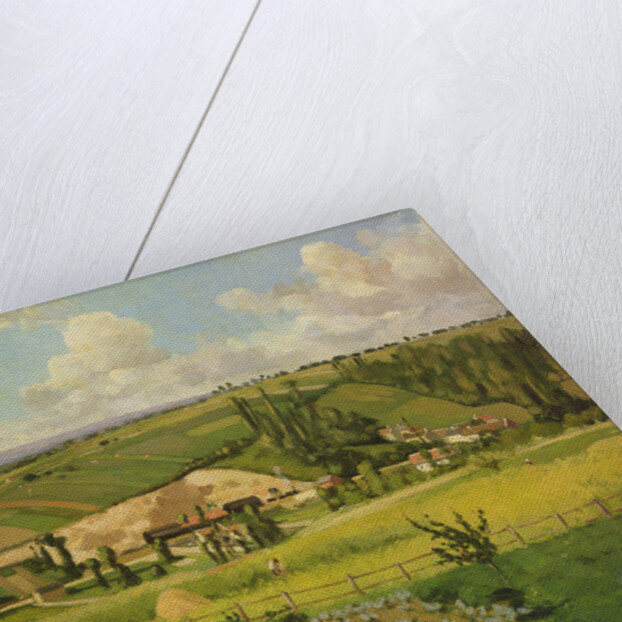 Paysage aux Patis, Pointoise, 1868 by Camille Pissarro