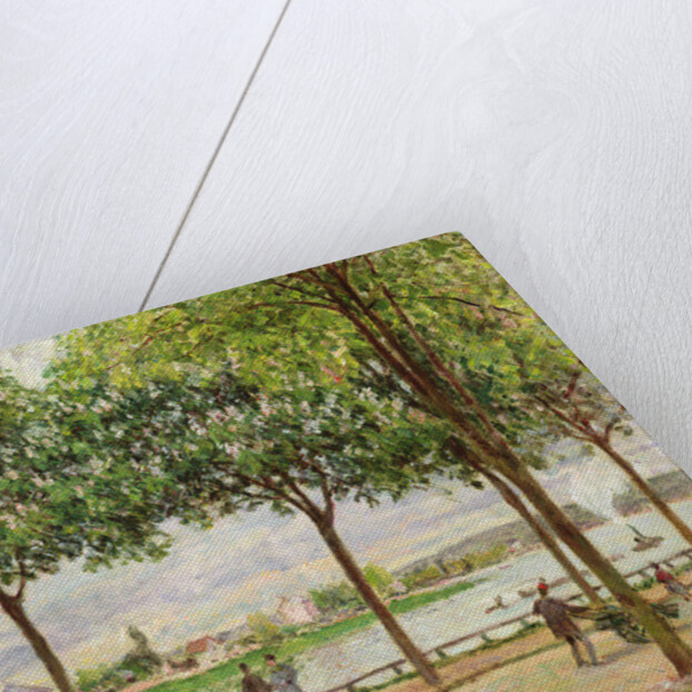 Les Promenade des Marronniers, St Cloud, 1878 by Alfred Sisley