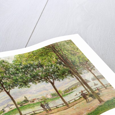 Les Promenade des Marronniers, St Cloud, 1878 by Alfred Sisley