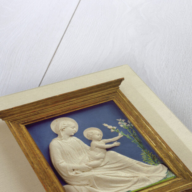 Madonna of the Lilies, c.1450-60 by Luca Della Robbia