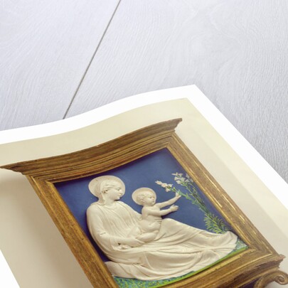 Madonna of the Lilies, c.1450-60 by Luca Della Robbia