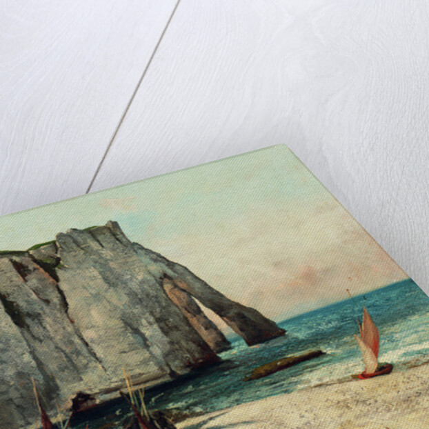 The Cliffs of Etretat, the Port of Avale, 1869 by Gustave Courbet