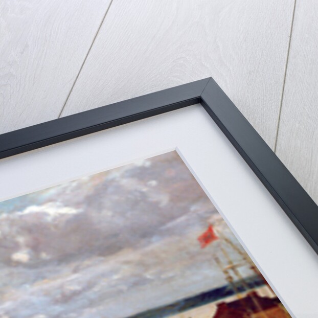 Honfleur, Houses on the Quay, 1830 by Jean Baptiste Camille Corot