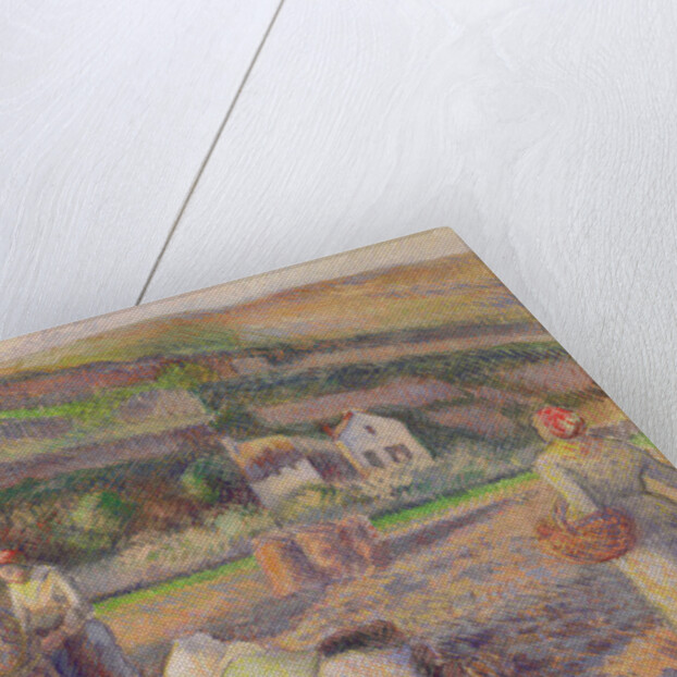 The Potato Harvest, 1886 by Camille Pissarro