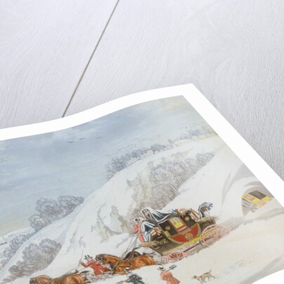 A Mail in Deep Snow by James Pollard