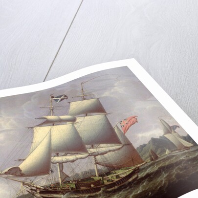 British Schooners, 1828 by Robert Salmon