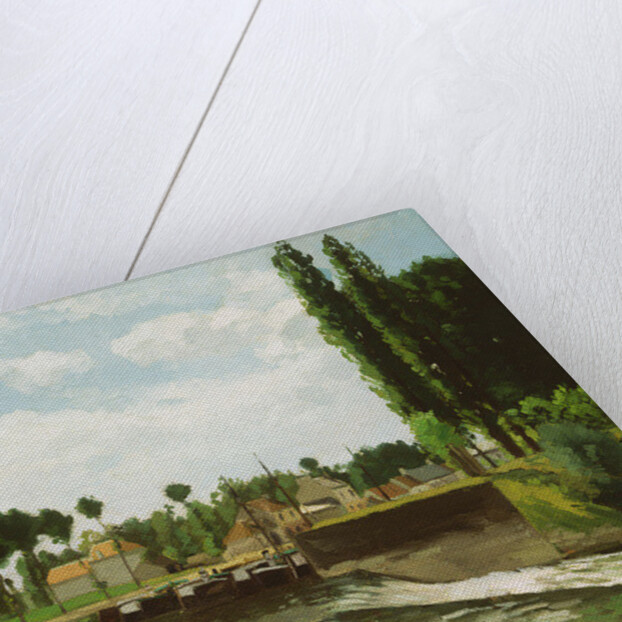 The Lock at Pontoise, 1869-70 by Camille Pissarro