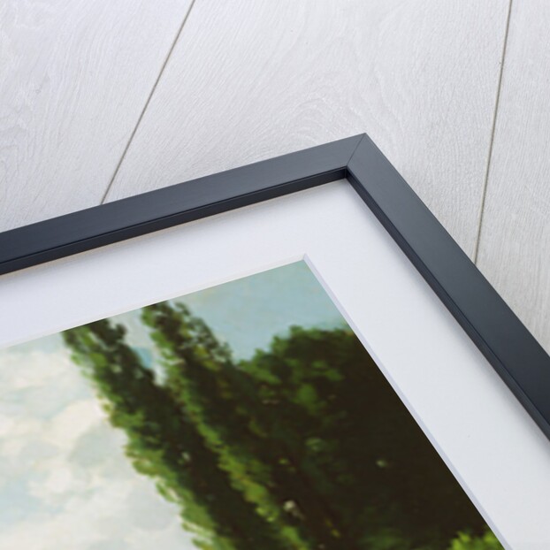 The Lock at Pontoise, 1869-70 by Camille Pissarro