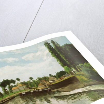 The Lock at Pontoise, 1869-70 by Camille Pissarro