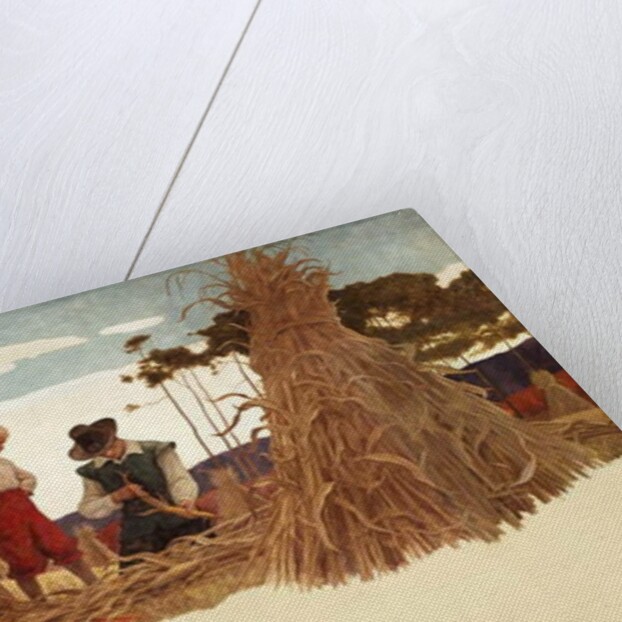 The Puritan Corn Husker, 1941 by Newell Convers Wyeth