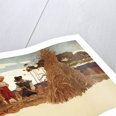 The Puritan Corn Husker, 1941 by Newell Convers Wyeth