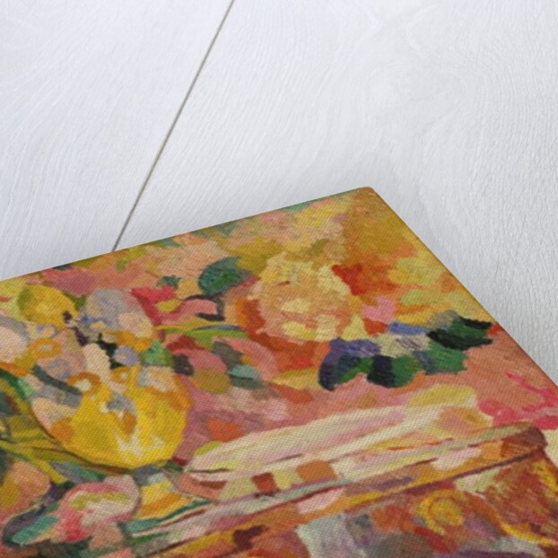 Tapestry and Console, 1912 by Patrick Henry Bruce