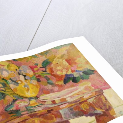 Tapestry and Console, 1912 by Patrick Henry Bruce