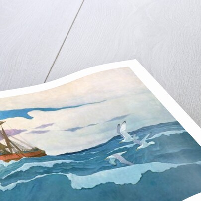 The Coming of the Mayflower in 1620, 1941 by Newell Convers Wyeth