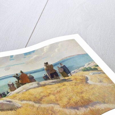 The Departure of the Mayflower for England in 1621, 1941 by Newell Convers Wyeth