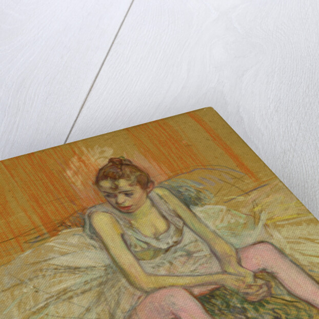 Dancer with Pink Stockings, 1890 by Henri de Toulouse-Lautrec