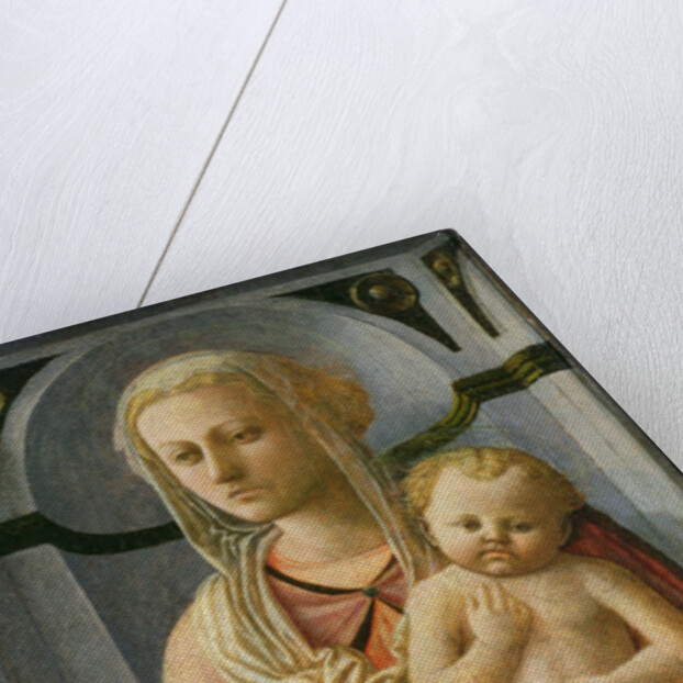 Madonna and Child, detail, c.1435 by Fra Filippo Lippi
