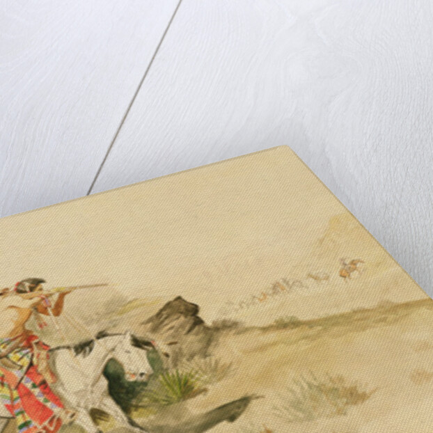 Attack on the Muleteers, c.1895 by Charles Marion Russell