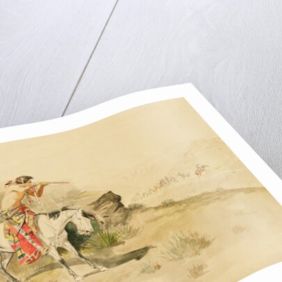 Attack on the Muleteers, c.1895 by Charles Marion Russell