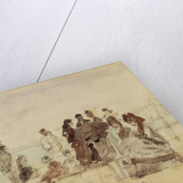 Beach Scene, 1864 by Eugene Louis Boudin