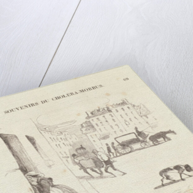 Souvenirs du Choléra-Morbus, 1840 by Honore Daumier